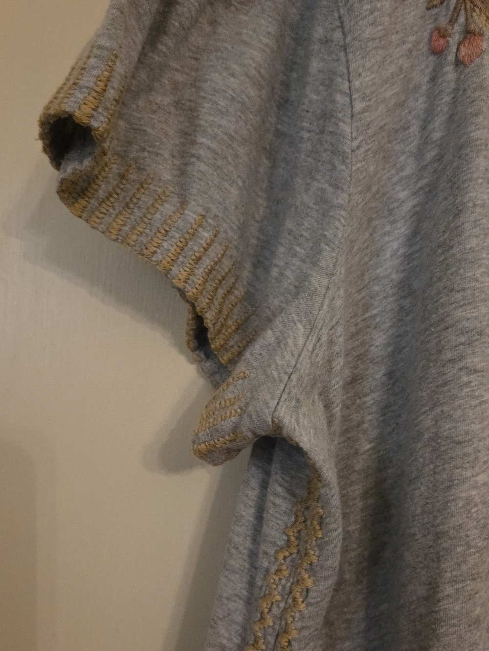 Johnny Was Grey Short Sleeved Tunic XL - Picture 4 of 8